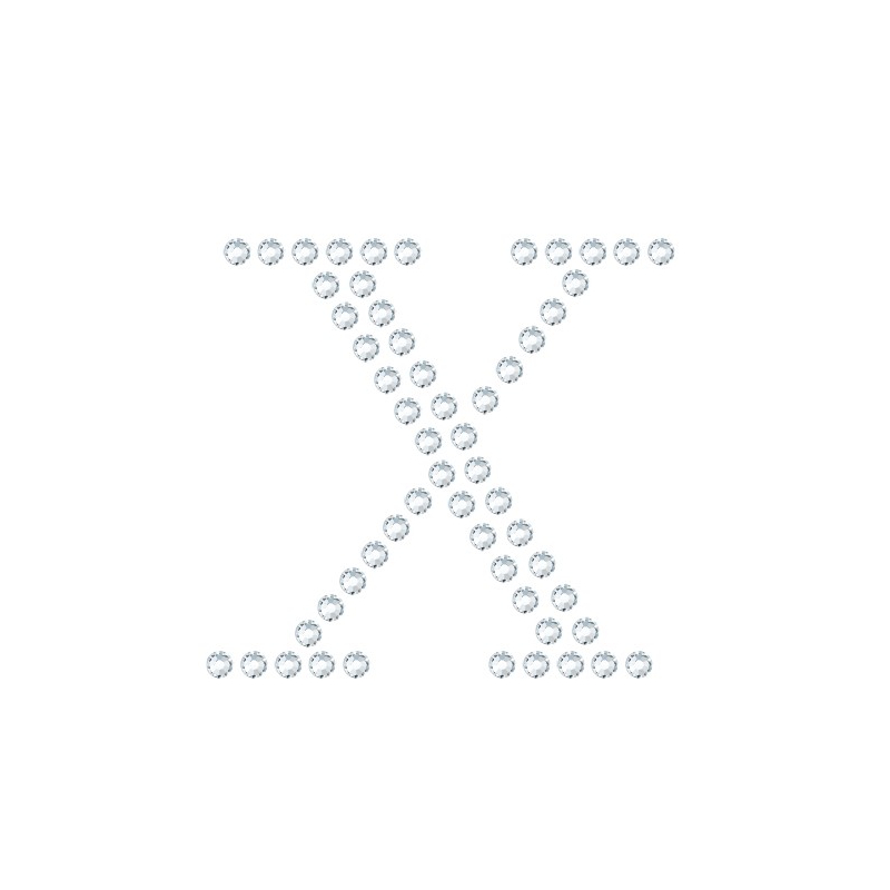 Буква X от магазина PRECIOSA