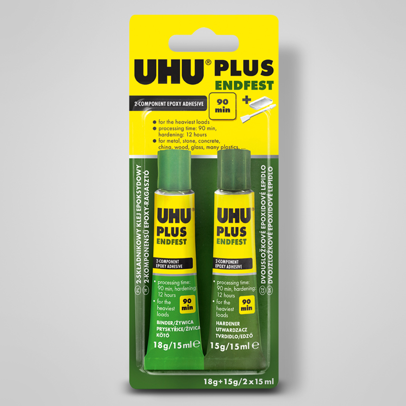 Клей UHU Plus 90 min от магазина PRECIOSA